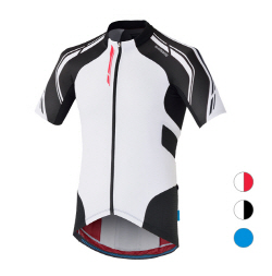 Shimano 의류/반팔져지, Mirror Cool 미러쿨 (화이트/블랙)