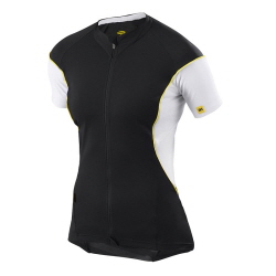 Mavic 져지/Cosmic Pro Jersey W, 반팔져지, 女 (블랙/화이트)
