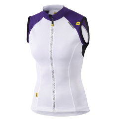 Mavic 져지/Athena Sleeveless 민소매, 여성 (화이트/Elegant Plum-X)