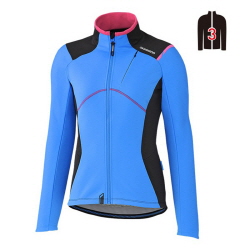 Shimano 의류/자켓, 퍼포먼스 윈드브레이크, 여성용 (L.블루)