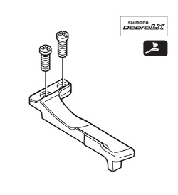 Shimano 부품/Y5HY98040, FD-M760 어져스트 스크류&플랫