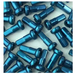 Wheelsmith 니플/알로이 블루 2.0x12mm 50개/팩