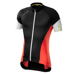 Mavic 져지/Cosmic Pro Jersey, 반팔져지 (블랙/레이싱레드) 반품불가