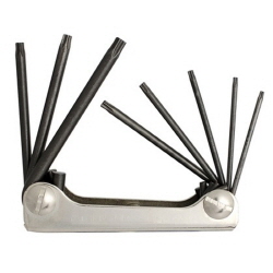 Unior 220/7TXMH 메탈폴딩 Torx렌치, 휴대공구, 8공구