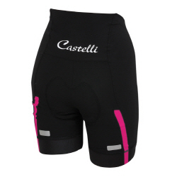 Castelli 숏/VELOCISSIMA SHORT, 벨로치시마, 여성 (블랙/라즈베리)