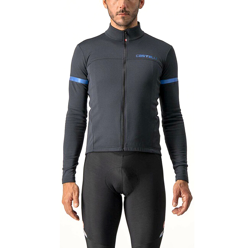 Castelli 져지/긴팔져지, 폰도 2 져지 FZ, 라이트블랙/블루리플렉스