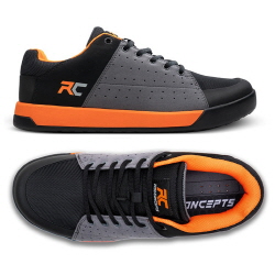 Ride Concepts 신발/LIVEWIRE, 라이브와이어, 평페달용, 차콜/오렌지