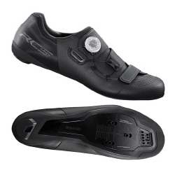 Shimano 신발/로드, SH-RC502 ,와이드, 블랙